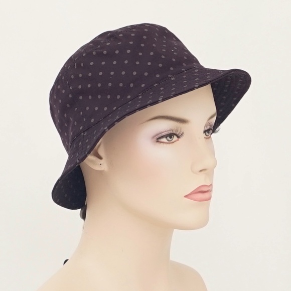 DOLCE & GABBANA Hat Dark Purple Made in Italy, NWT, Size M/57 main image 5